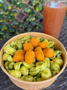 Caracoquesos con PESTO Veganos